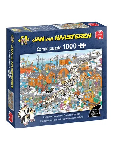 Bersinger Max SüdpolExpedition Puzzle (1000 Teile) - Hochwertiges 1000 Teile Puzzle der SüdpolExpedition, ideal für Puzzleliebhaber und Familien, fördert Konzentration und Geduld.