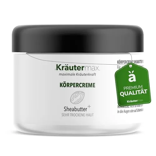 Sheabutter Creme Körperbutter für Trockene Haut Shea Butter Körpercreme 1 x 250 ml