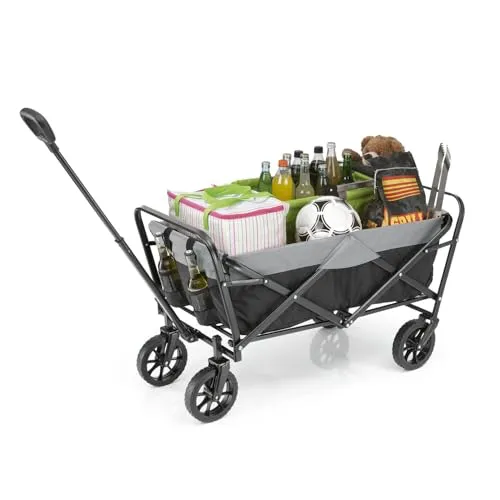 Hand- & Bollerwagen Schwarz von EASYmaxx