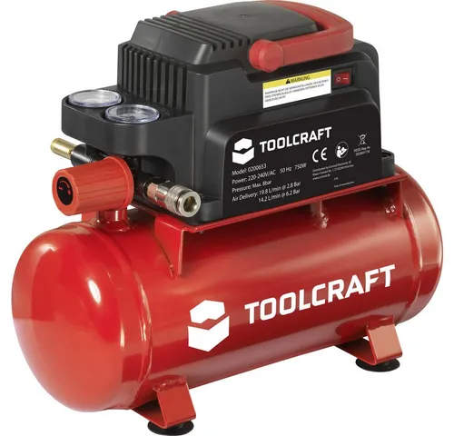 TOOLCRAFT Druckluft-Kompressor 6l 8 bar