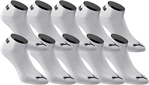PUMA Sneakers Socken 10-Paar-Pack Unisex - Komfortable Sportsocken für jeden Tag - Activewear Knöchelsocken für Damen, 10er Multipack von Puma – ideal für Sport und Freizeit, bietet dauerhaften Tragekomfort und unisex Design.