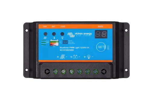 Victron Energy BlueSolar MPPT Laderegler - 75V 10 Amp, 12/24-Volt, maximiert die Energieproduktion und verlängert die Batterielebensdauer
