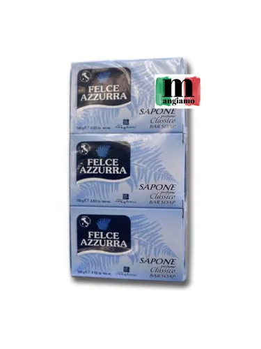 Felce Azzurra Classico Handseife 3 x 100g in weiß von Felce Azzurra