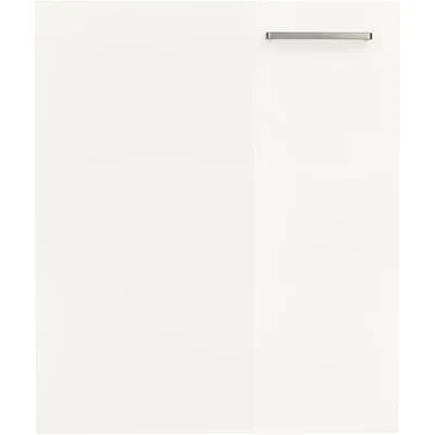 NOBILIA Schranktür Modern 60 cm alpinweiss hochglanz