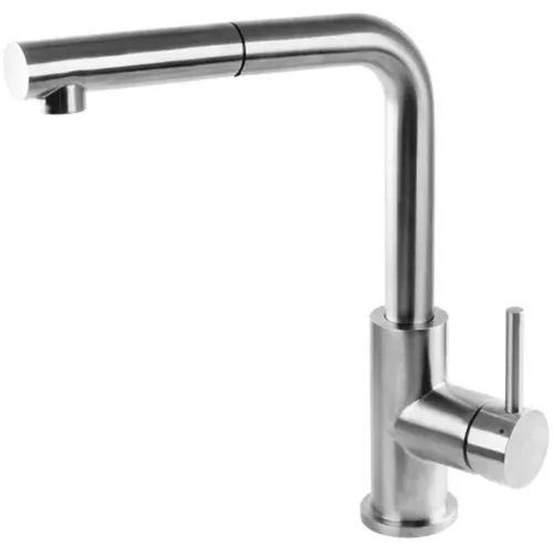 Omnires Albany Küchenarmatur mit ausziehbarem Auslauf in Nickel