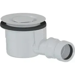 Duschwannensiphon Ø 90mm, DN40, Deckel Weiß