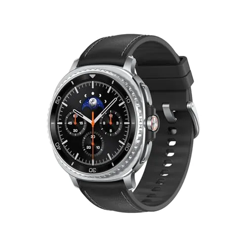 Samsung Galaxy Watch8 Classic Smartwatch, Fitness-Uhr und Fitness Tracker, Hybrid Band und Wearable Display, Drehbare Lünette, 64 GB Speicher, 46 mm, LTE, Black, 3 Jahre Herstellergarantie