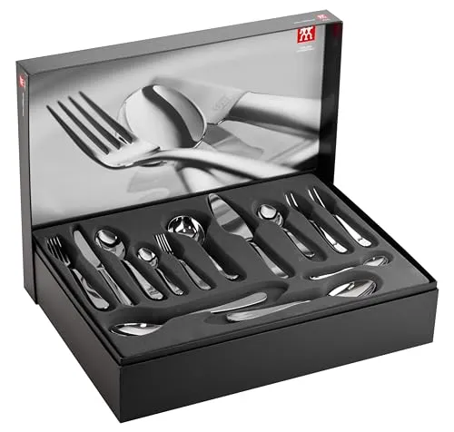 Zwilling Besteck-Set SOHO 1000732 (68-tlg) - Hochwertiges Besteckset für 12 Personen, aus rostfreiem 18/10 Edelstahl, spülmaschinengeeignet und zeitlos im Design. Perfekt für jede Gelegenheit!