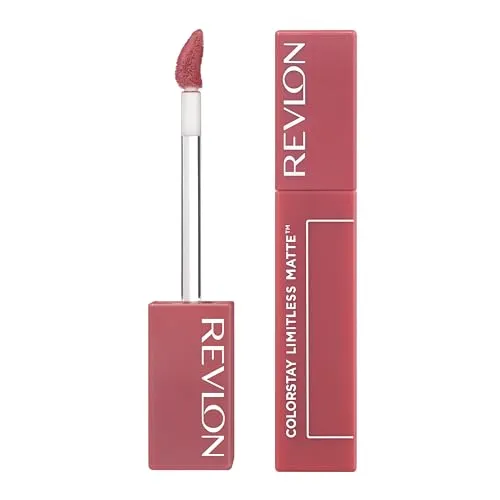 Revlon ColorStay Limitless Matte Liquid Lipstick, Flüssiger Matter Lippenstift, Angereichert mit Dreifacher Hyaluronsäure, 100% Vegane Formel, Ultra Langanhaltend, 006 Manifest