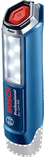 Bosch Professional GLI 12V-300 Akku Lampe Solo - Arbeitsscheinwerfer, flexibel einsetzbar ohne Akku und Ladegerät