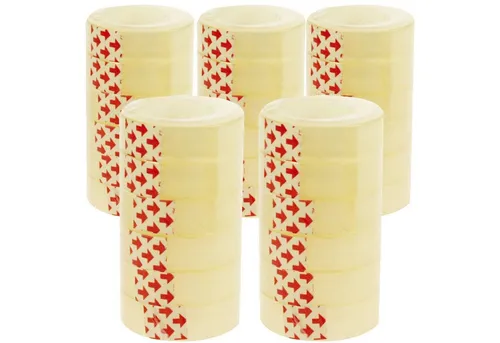 Best Choice Klebeband 30x Klebefilm Transparent Klebeband 12mm x 10m (30-St) Rollen, Film, Abroller, universal