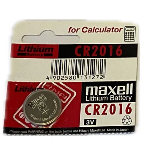 CR2016 Maxell Lithium-Knopfzelle 3V 75mAh Rechnerzelle für Fernbedienung