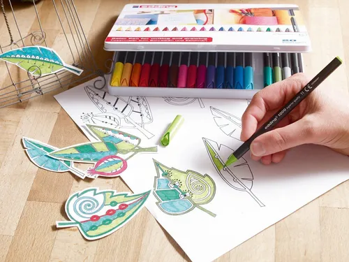 edding Marker edding 1200 Fasermaler neonorange