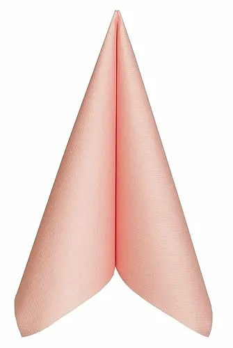 Airlaid Serviette Pfirsich, 40 x 40 cm, 50 Stück - APARTina - Stilvolle Servietten in fruchtigem Pfirsich, ideal für Hochzeiten und Gartenpartys. Hergestellt aus hochwertigem Airlaid-Material für außergewöhnliche Weichheit und Festigkeit.