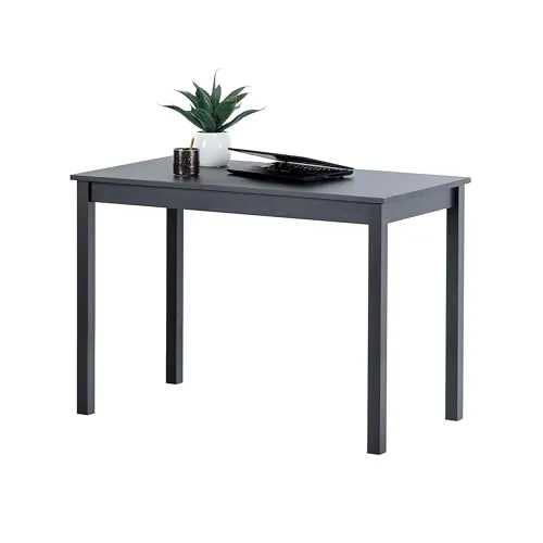 Hagge Home Skandinavisch Holz Schreibtisch - Vielseitiger Tisch in Schwarz (110x60) - Vielseitig einsetzbar als Schreibtisch, Küchentisch oder Konsole. Hergestellt aus FSC-zertifiziertem Kiefernholz, bietet er eine robuste und pflegeleichte Oberfläche für jeden Raum.