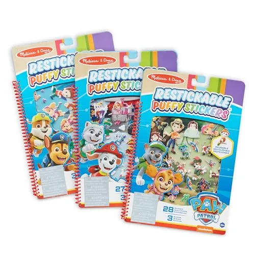 Melissa & Doug 33310 Paw Patrol Puffy Aufkleber-Set