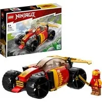 LEGO NINJAGO Kais Ninja-Rennwagen EVO - 2-in-1 Spielzeugauto mit Minifigur, wandelbar von Geländewagen zu Rennwagen für spannende Abenteuer ab 6 Jahren