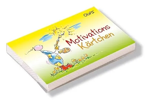 Oups Kärtchenbox: Motivations Kärtchen