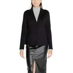 Street One Damen Herbst/Winter Kostümjacke Schwarz, Größe 44