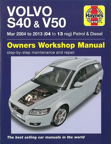 Volvo S40 & V50 Haynes Reparaturhandbuch (2004-2013)