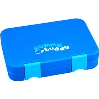 Ecosa EO-8170 Snackbox Brotdose mit 6 Fächern BPA-Frei Blau