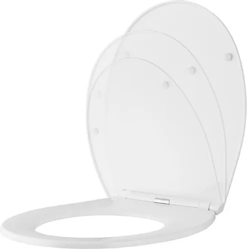 Produktbild Toilettensitz Toilettendeckel Klodeckel Klobrille WC Sitz mit Absenkautomatik 10925