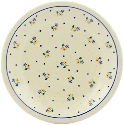 Original Bunzlauer flacher Teller/Essteller Ø24.0 cm H=3.2cm Dekor 111