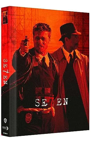 Sieben - Seven - uncut Mediabook / Spotlackveredlung Cover C - Blu-Ray + DVD Limited Edition