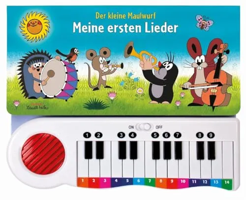 Trötsch Der kleine Maulwurf Klavierbuch Meine ersten Lieder: Beschäftigungsbuch Soundbuch Liederbuch (Ab 2 Jahren)