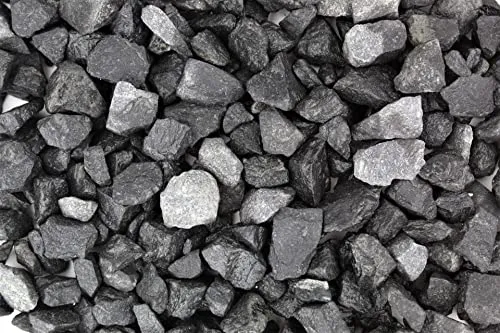 Gartenwelt Riegelsberger Ziersplitt 1 kg Basaltsplitt gewaschen Körnung 12-16 mm Splitt Gartenkies Teichkies Dekokies Deko Wegkies Wegsteine Zierkies