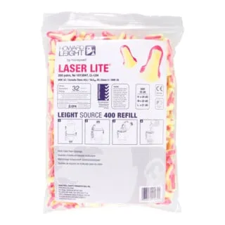 Honeywell 200 Paar Gehörschutzstöpsel Laser Lite - SNR 35 dB - Gehörschutz mit buntem Schaumstoff, der sich perfekt an den Gehörgang anpasst. Ideal für Lärmschutz bei Arbeit oder Freizeit, mit hohem Tragekomfort und einfacher Handhabung.