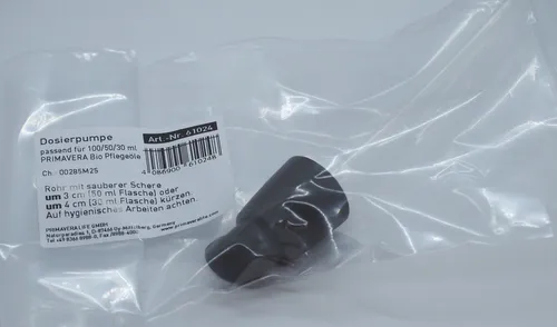 Primavera Dosierpumpe für Pflegeöle für 100ml 50ml 30ml Flaschen