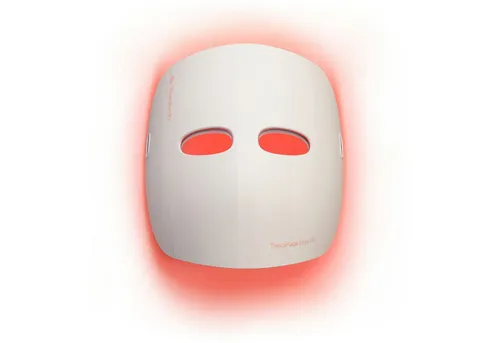 Therabody LED-Gesichtsmaske TheraFace Mask Glo LED-Hautpflegemaske mit Massagefunktion, Verbesserung der Hautstruktur, klinisch erwiesene Vorteile