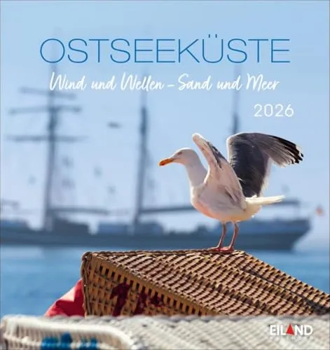Ostseeküste Postkartenkalender 2026 von Eiland