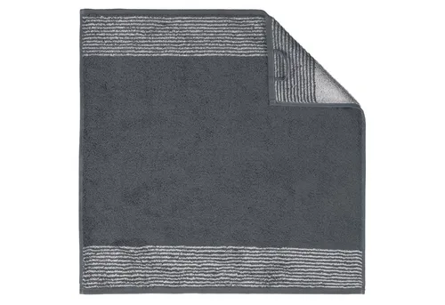 Cawö Geschirrtuch Cuisine Two-Tone 590 Frottier, (1-tlg) in grau von Cawö