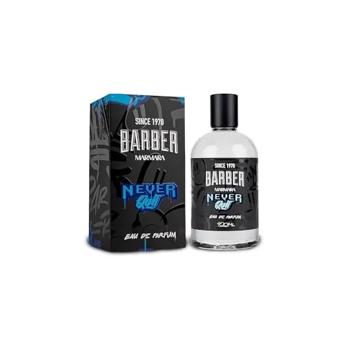BARBER MARMARA NEVER QUIT Eau de Parfüm Natural Spray Men – Herren Parfüm – männer parfüm - parfum herren - Intensiver Langanhaltender Duft - herrenparfum - Frischer Holziger Duft (50ml)