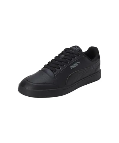 PUMA Unisex Shuffle Sneaker, Black Dark Shadow, 37 EU, 309668, Puma Black Dark Shadow