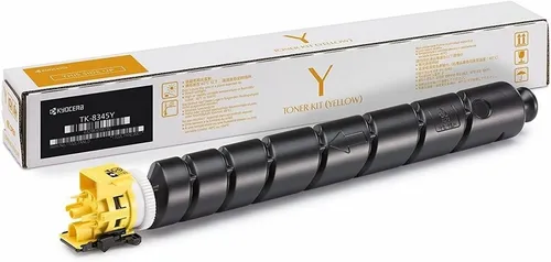 Kyocera Toner TK-8345Y - Original Gelb, für bis zu 12.000 Seiten, ideal für hohe Druckvolumen in Büros