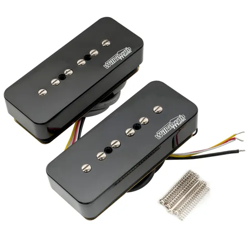 Wilkinson Black P90 Ceramic Single Coil Neck Bridge Pickup Set For SG LP Guitar