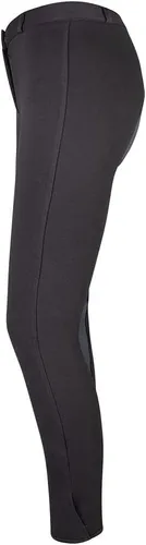 Pfiff 101197 Damen Reithose Vollbesatz Schwarz/Grau - Hochwertige Reithose mit elastischem Baumwoll-Elasthan-Gemisch und waschbarem Vollbesatz, ideal für Komfort und Bewegungsfreiheit beim Reiten.