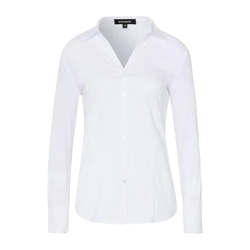 MORE&MORE Blusentop Blouse Billa in Weiß, Größe 34 - Elegantes Blusentop aus 69% Baumwolle für hohen Tragekomfort, ideal für elegante Anlässe oder den Alltag.