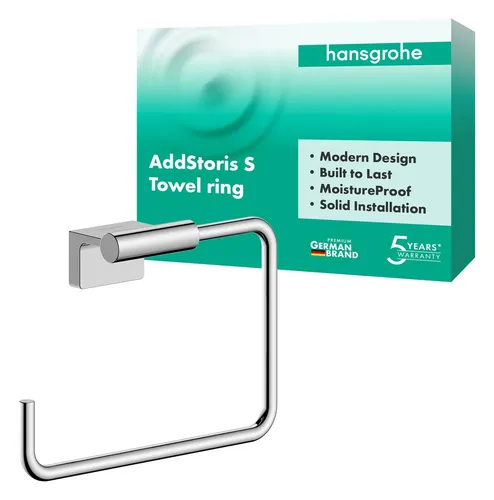 hansgrohe AddStoris S Handtuchring Chrom 41784000