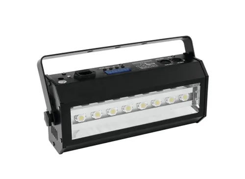 EUROLITE LED Strobe COB PRO 8x20W DMX - Stroboskop für Lichttechnik mit 8 x 20-Watt-COB-LED, einstellbarer Blitzfrequenz und Musiksteuerung. Ideal für beeindruckende Lichtshows und Events.