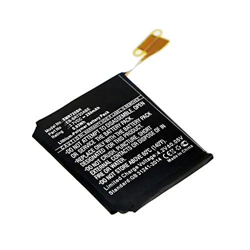 subtel, Akku für Smartwatch & Fitness Armband kompatibel mit Samsung Gear S2 (SM-R720), Gear S2 Classic, Gear S2 Classic (SM-R732) (250mAh, 3.7V) Ersatzakku EB-BR720ABE