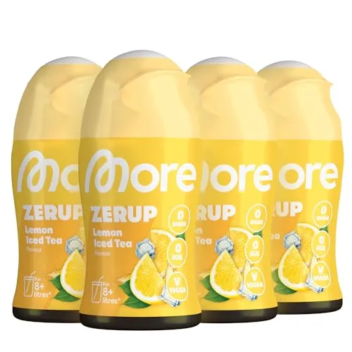 MORE Zerup Lemon Iced Tea, 4 x 65 ml von MORE NUTRITION
