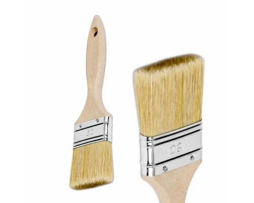 Prima-Online Flachpinsel Flachpinsel, Lasurpinsel, Lackierpinsel, Malerpinsel, Holzpinsel, (1 St), Breite : 25 Millimeter