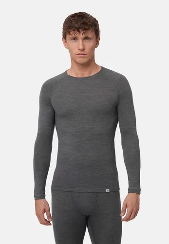 DANISH ENDURANCE Merino Langarmshirt - Funktionsunterwäsche aus 80% Wolle, temperaturregulierend und weich, ideal für Outdoor-Aktivitäten wie Wandern und Skifahren.