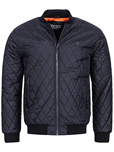 Indicode Sommerjacke Novak Bomberjacke mit Kontrastfutter XXXL (58) - Funktionsjacken, stylische Bomberjacke mit Kontrastfutter, ideal für lässige Sommerlooks und komfortable Passform.