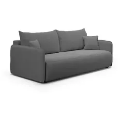 Furnisell Schlafsofa, Anthrazit, Textil, 4-Sitzer, seitenverkehrt montierbar, 216x86x105 cm, Wohnzimmer, Sofas & Couches, Schlafsofas