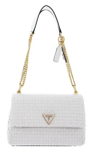 Guess Umhängetasche Noelle - Stilvolle Umhängetasche mit Überschlagklappe und Magnetverschluss, ideal für den modischen Alltag. Perfekt für Lippenstift, Schlüssel und Handy.